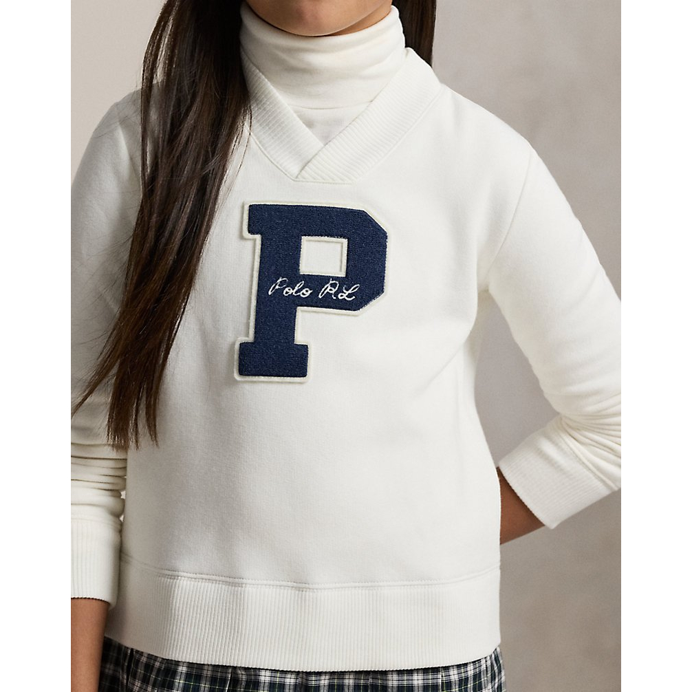 Girl's 'Letterman Fleece Sweatshirt Dress'