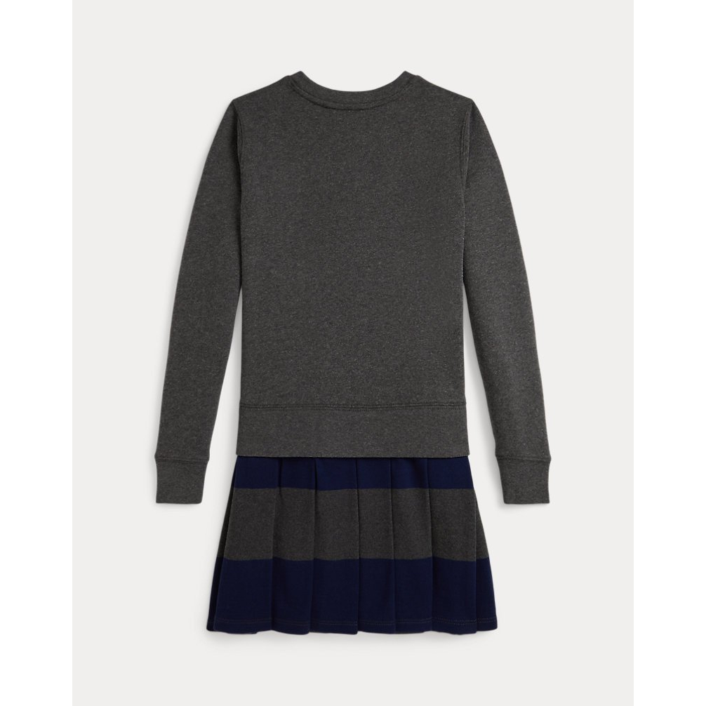 Girl's 'Big Pony Fleece Sweatshirt Dress'