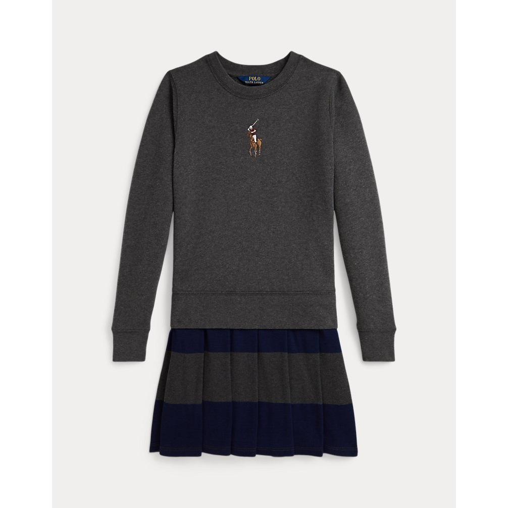 Girl's 'Big Pony Fleece Sweatshirt Dress'