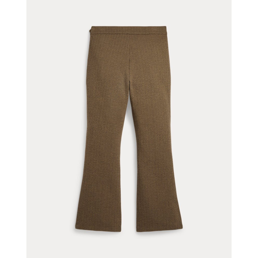 Girl's 'Herringbone Jacquard Flare Pant'