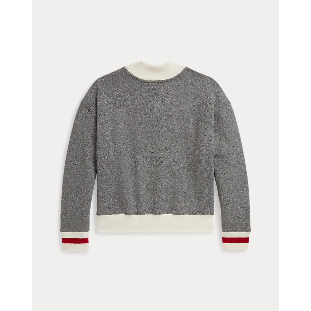 'Flag Fleece Mockneck Sweatshirt' pour Filles