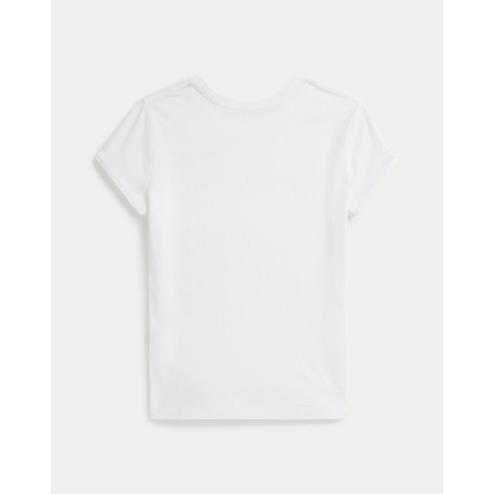 Girl's 'Logo Cotton Jersey Tee'