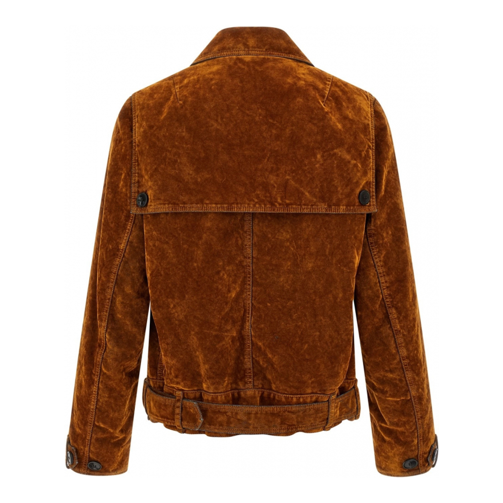 Men's 'Velvet' Biker Jacket