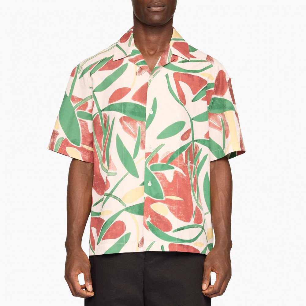 Men's 'Abstract-Print' Short sleeve shirt