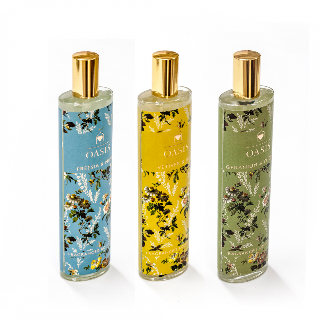 Spray d'ambiance - Poetic Florals 100 ml, 3 Pièces