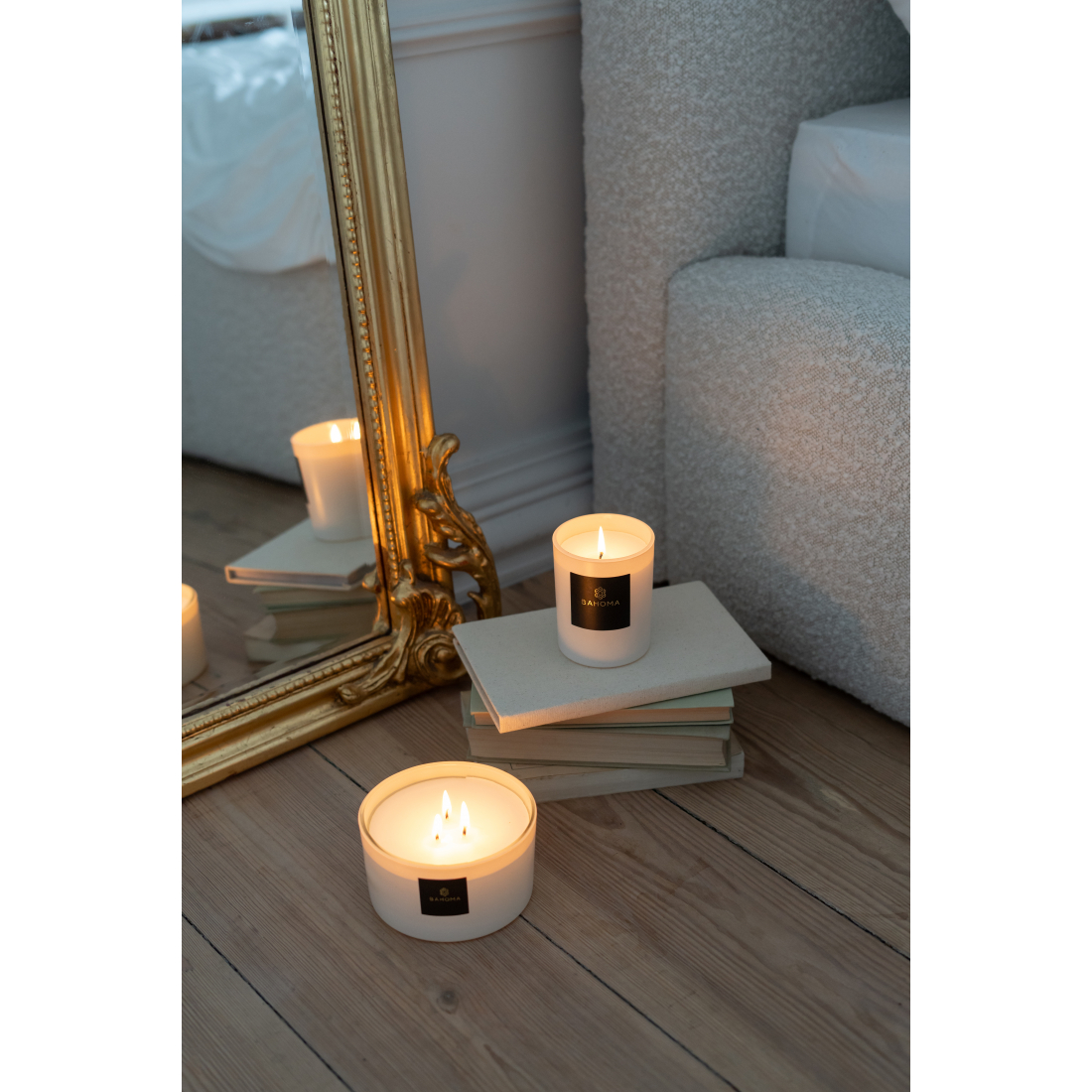 '3 Wicks' Kerze - Freesia & Vetiver 400 g