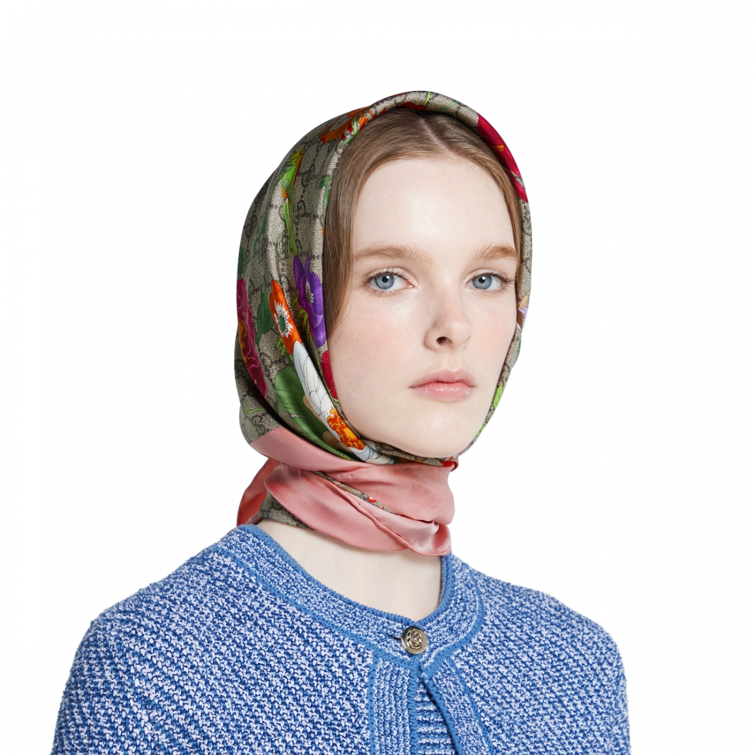Foulard en soie 'Printed Floral' pour Femmes