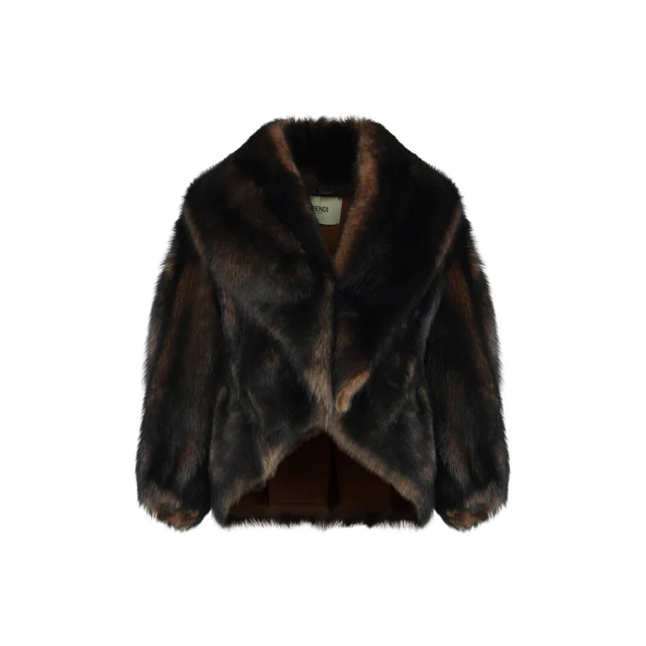 Veste en cuir 'Faux-Fur Reversible' pour Femmes