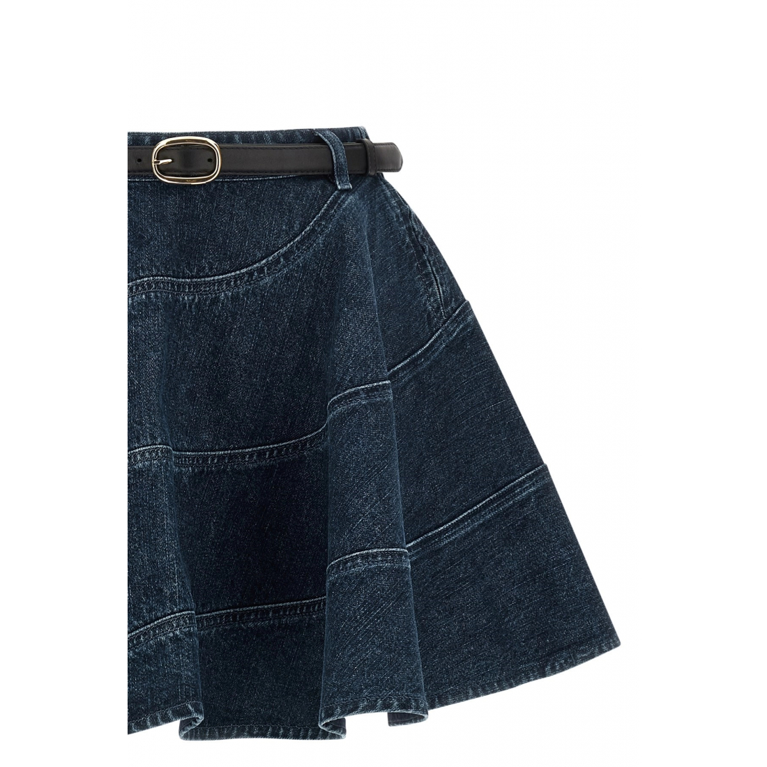 Women's 'Flared Denim' Mini Skirt