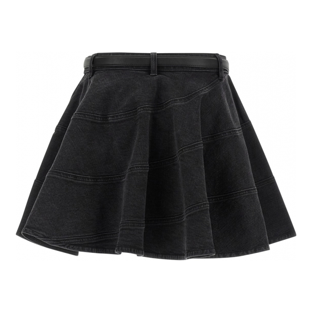 Women's 'Flared Denim' Mini Skirt