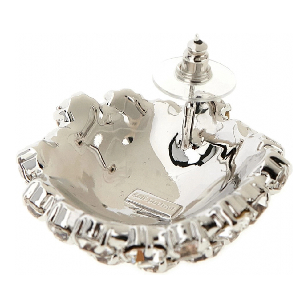 Women's 'Crystal Flower' Earrings