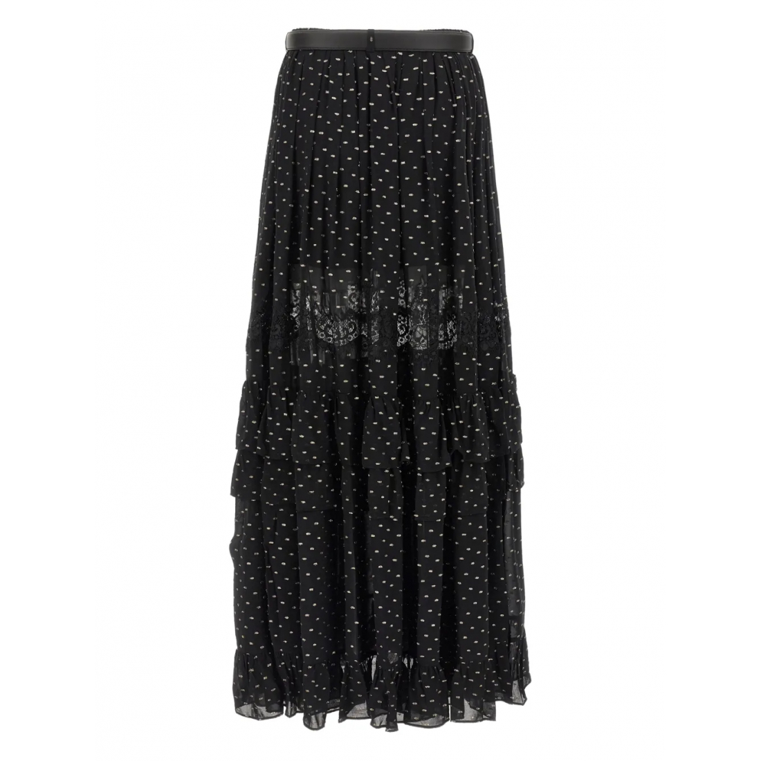 Women's 'Chiffon Lace' Maxi Skirt