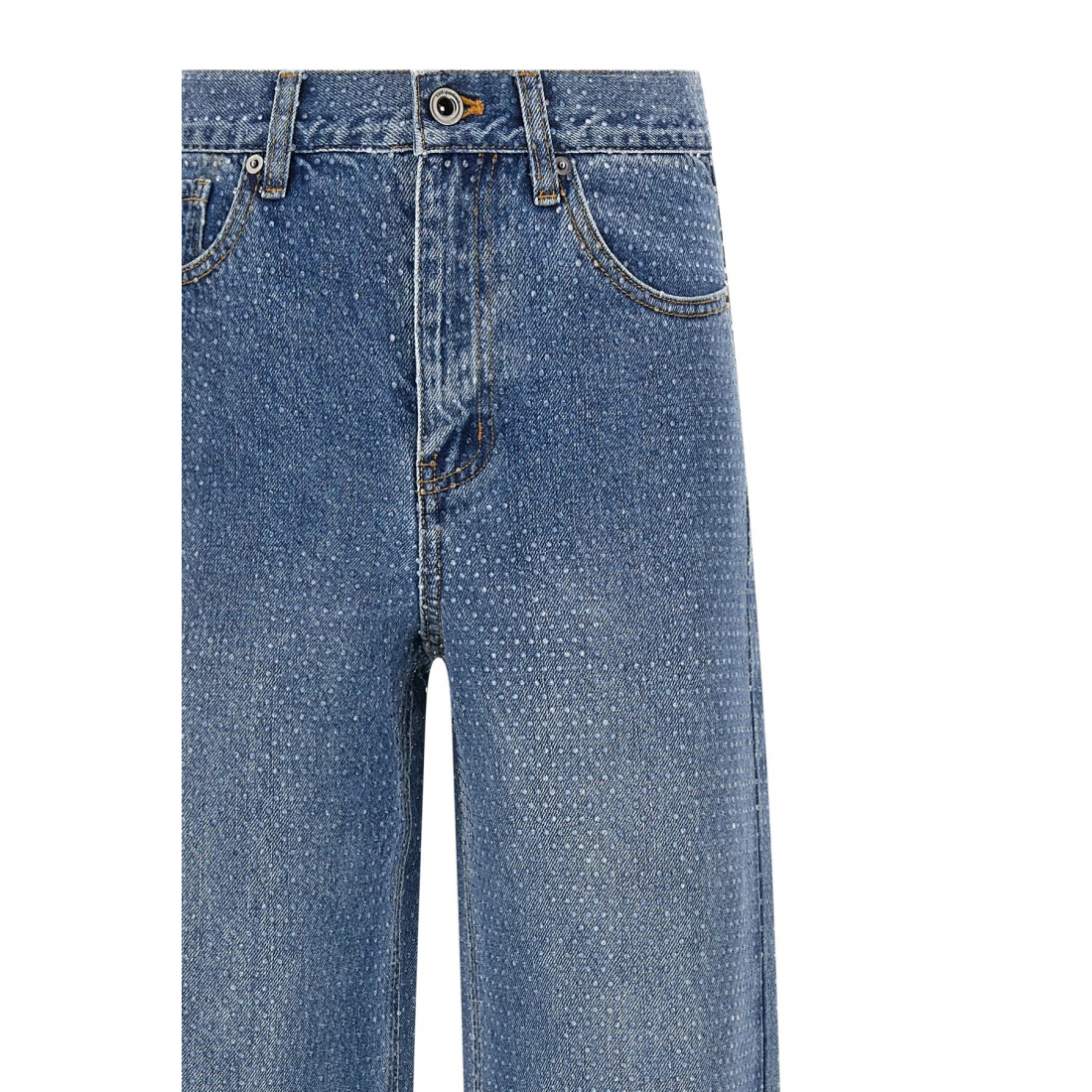 Women's 'Rhinestone Denim Straight Leg' Jeans