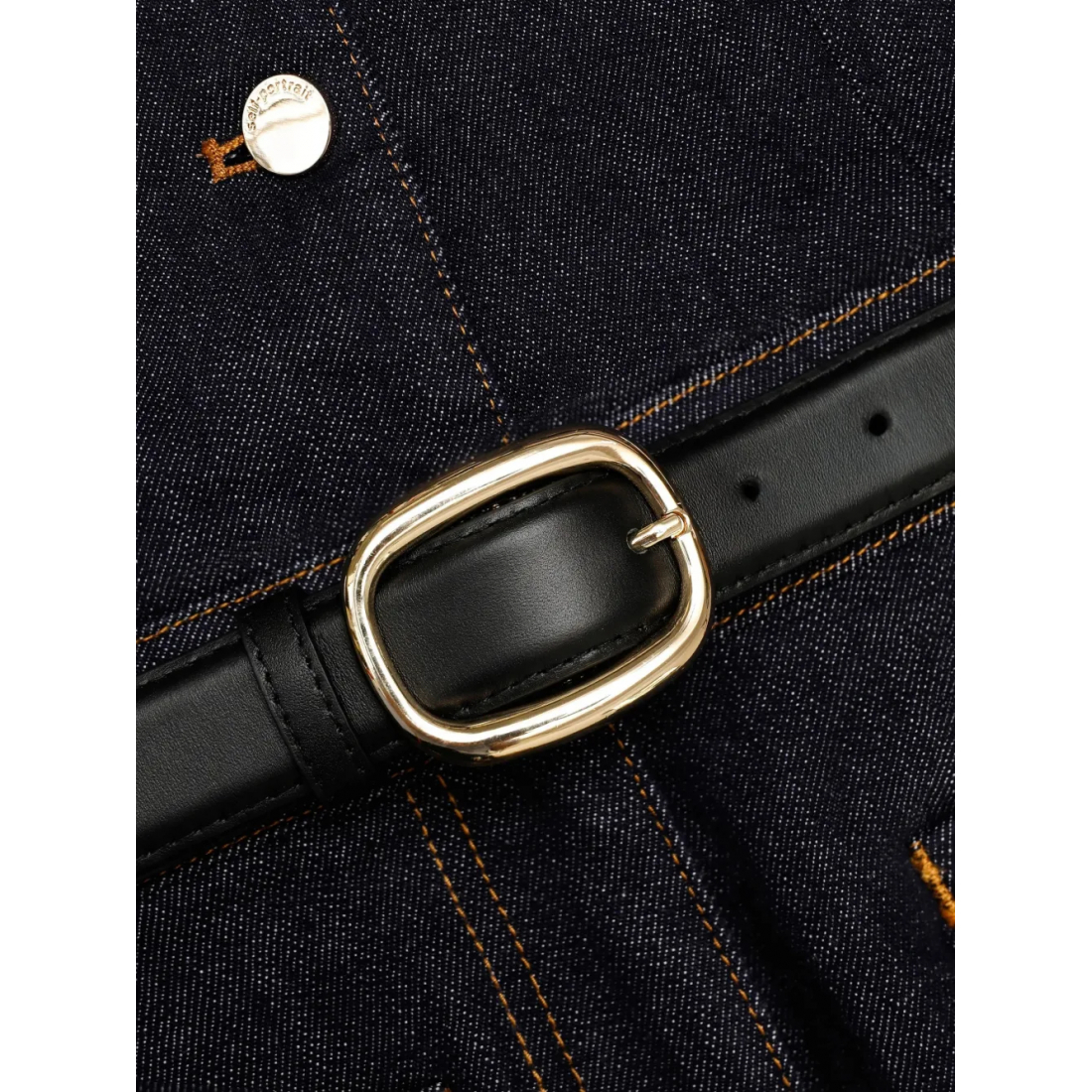 Women's 'Denim-Shirt' Midi Dress