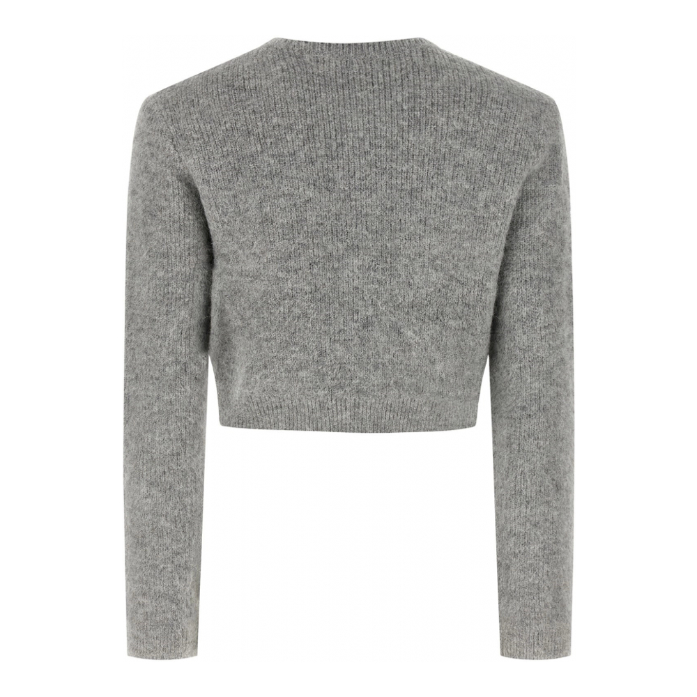 Women's 'Fluffy Crystal Trim' Cardigan