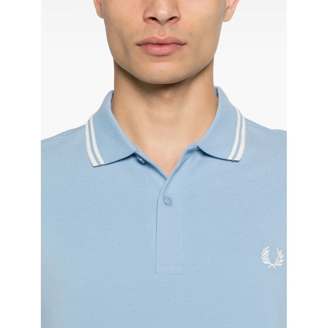 Men's 'x Fred Perry Striped-Trim' Polo Shirt