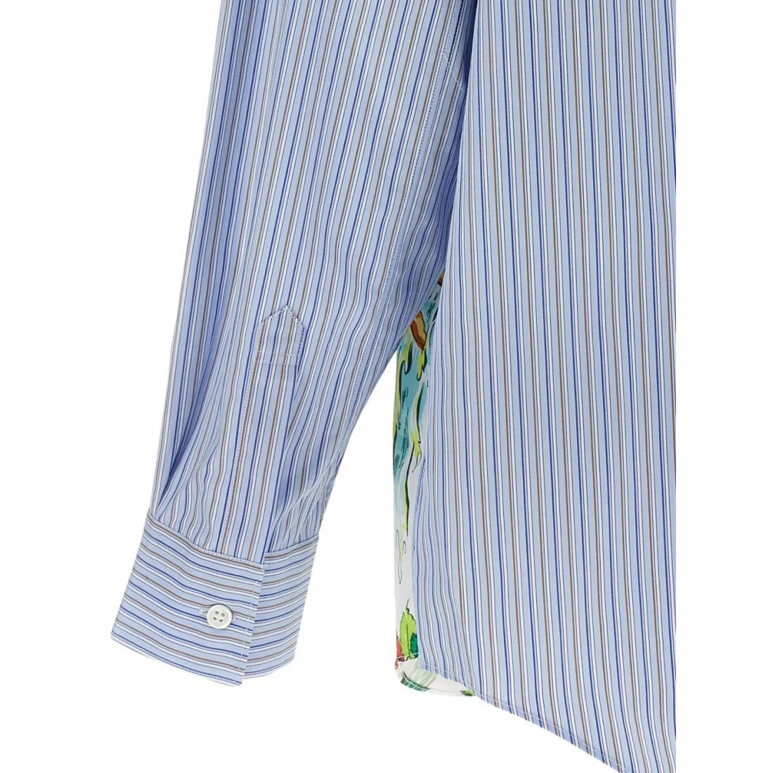 Men's 'Striped Patterned-Insert' Shirt