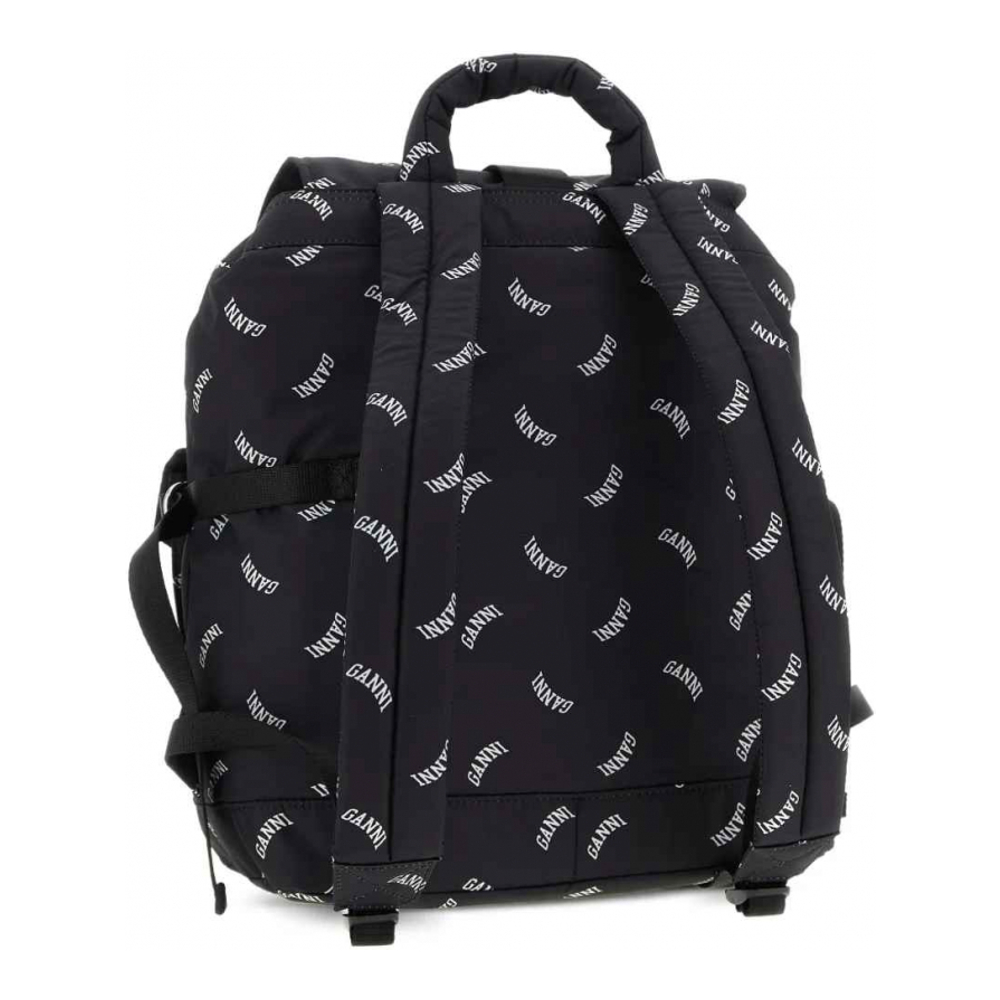 Women's 'Logo-Print Buckle' Backpack