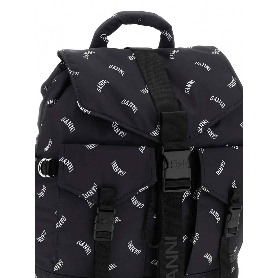 Women's 'Logo-Print Buckle' Backpack