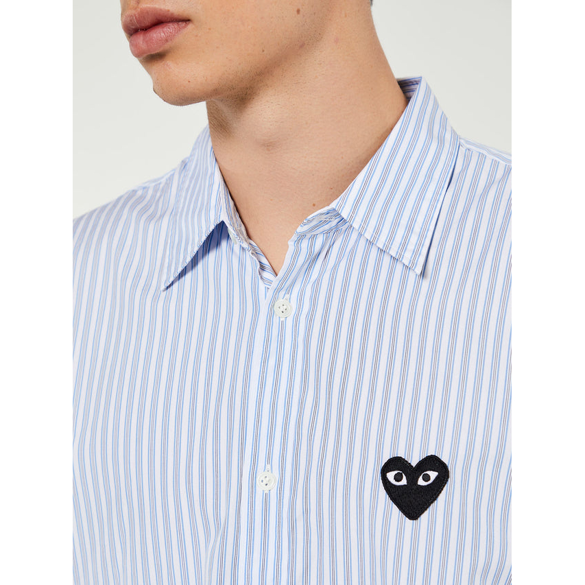 'Logo Patch Striped' Shirt