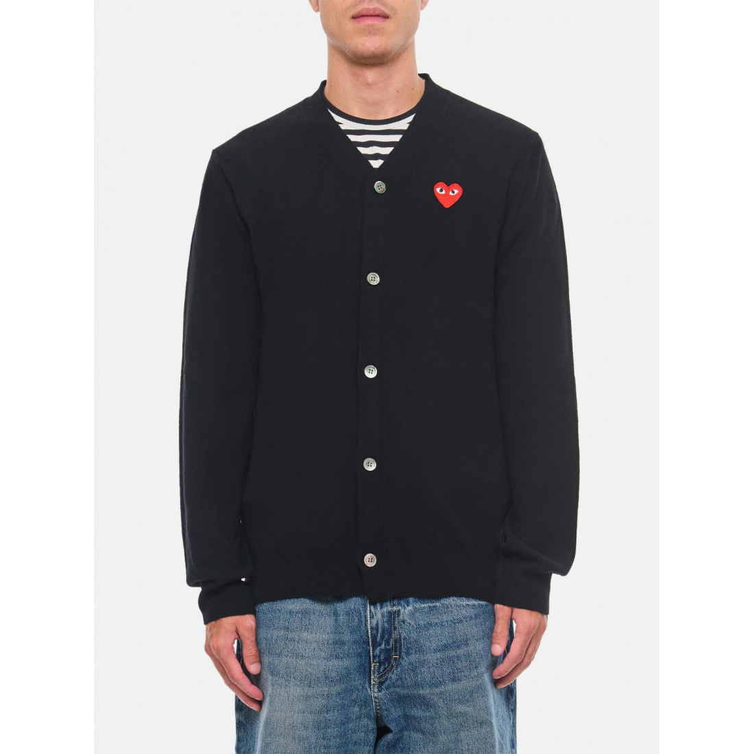 Men's 'Heart-Patch' Cardigan
