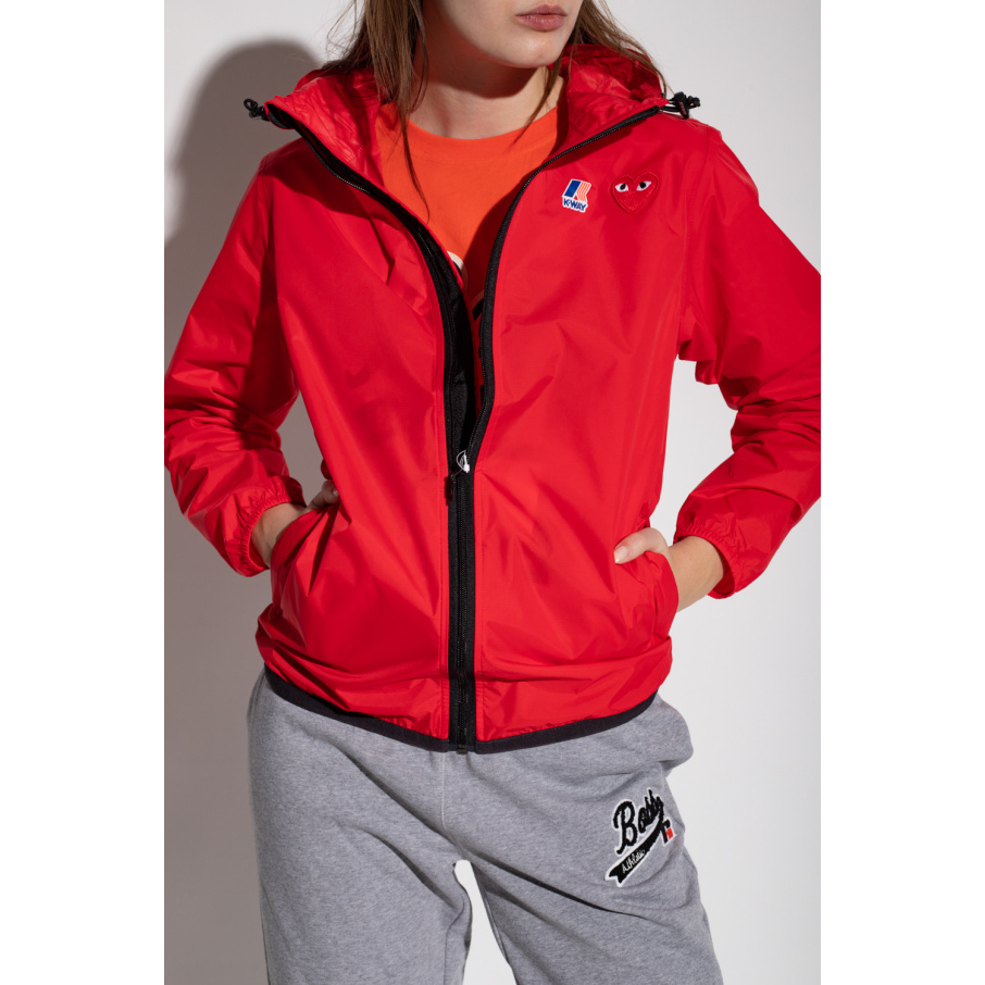 Women's 'x K-Way Heart-Logo Hooded' Jacket