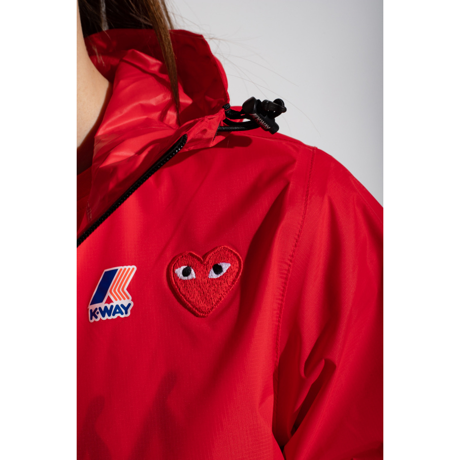 Women's 'x K-Way Heart-Logo Hooded' Jacket