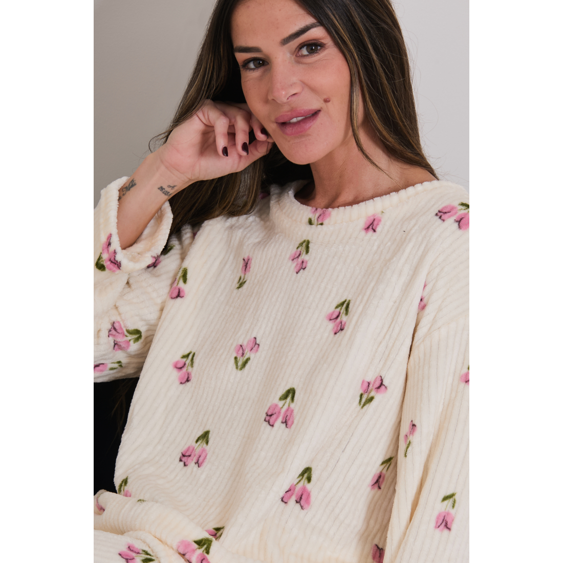 Pyjama 'Pasta' pour Femmes - 2 Pièces