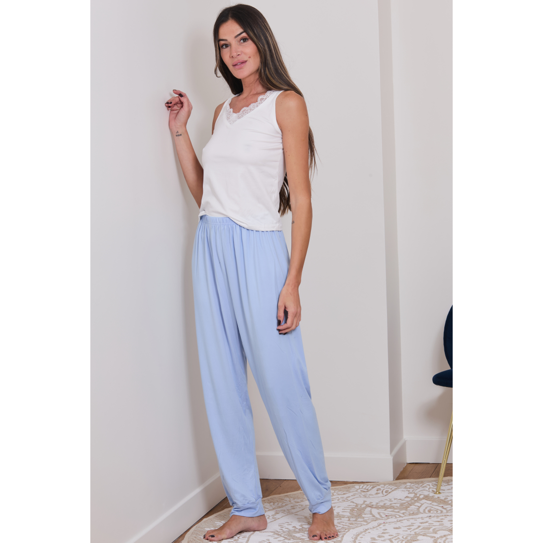 Pyjama 'Aneth' pour Femmes - 3 Pièces