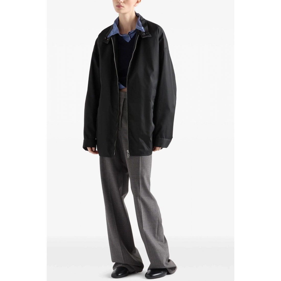 Veste de pluie 'Triangle-Logo Oversize' pour Femmes