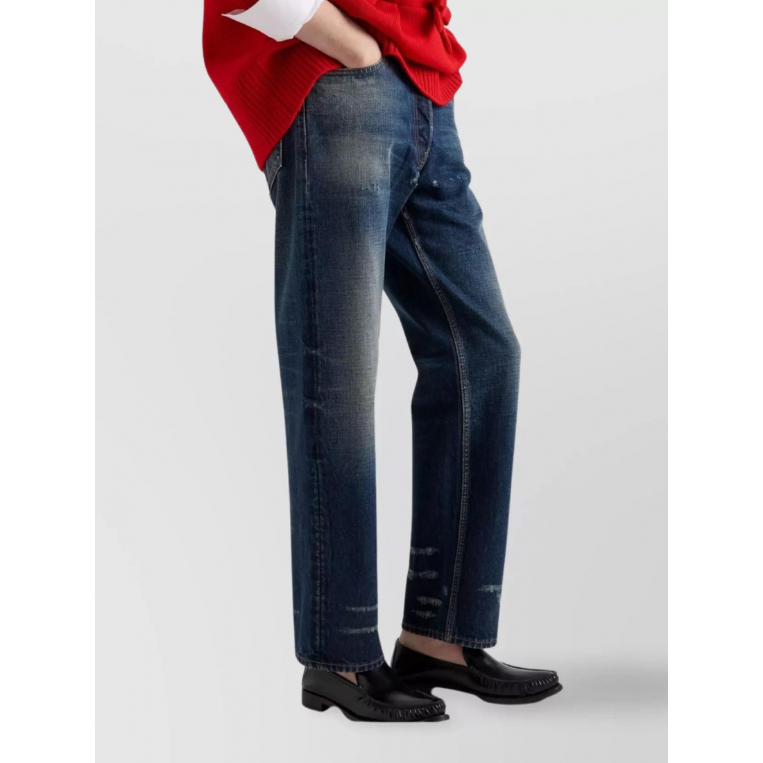 'Washed Denim Classic' Jeans für Damen