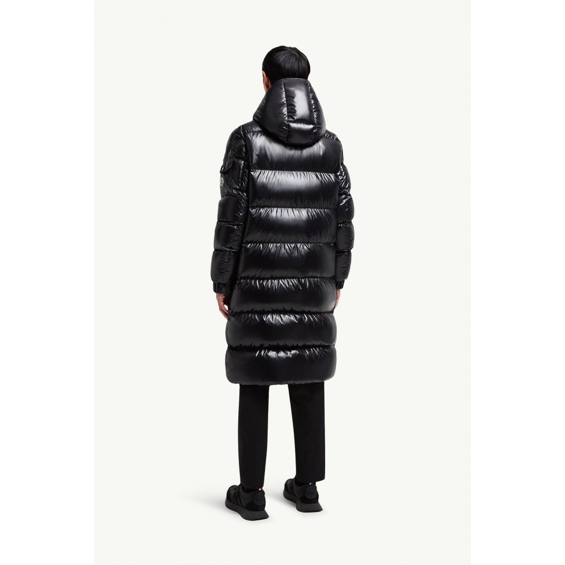 Doudoune en plumes 'Hanoverian Hooded Square-Quilted Long' pour Hommes