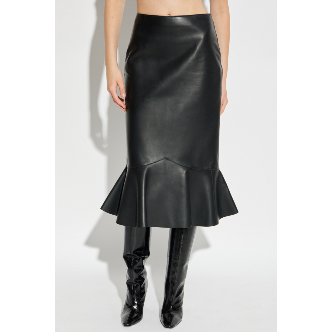 Women's 'Peplum-Detail' Midi Skirt