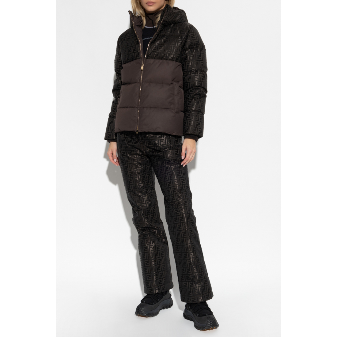 Women's 'Monogram Hooded' Puffer Jacket