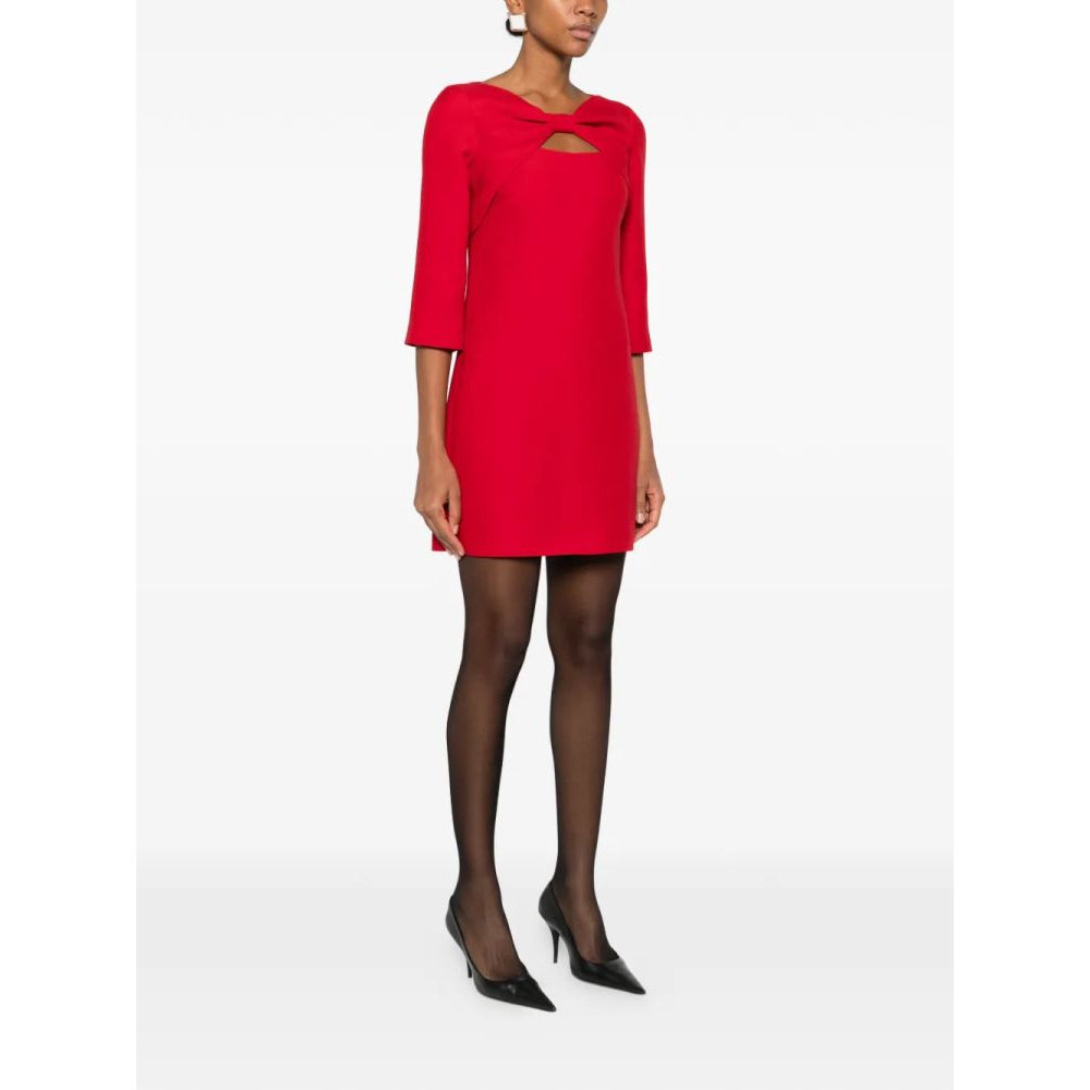 'Bow-Detail' Mini Kleid für Damen