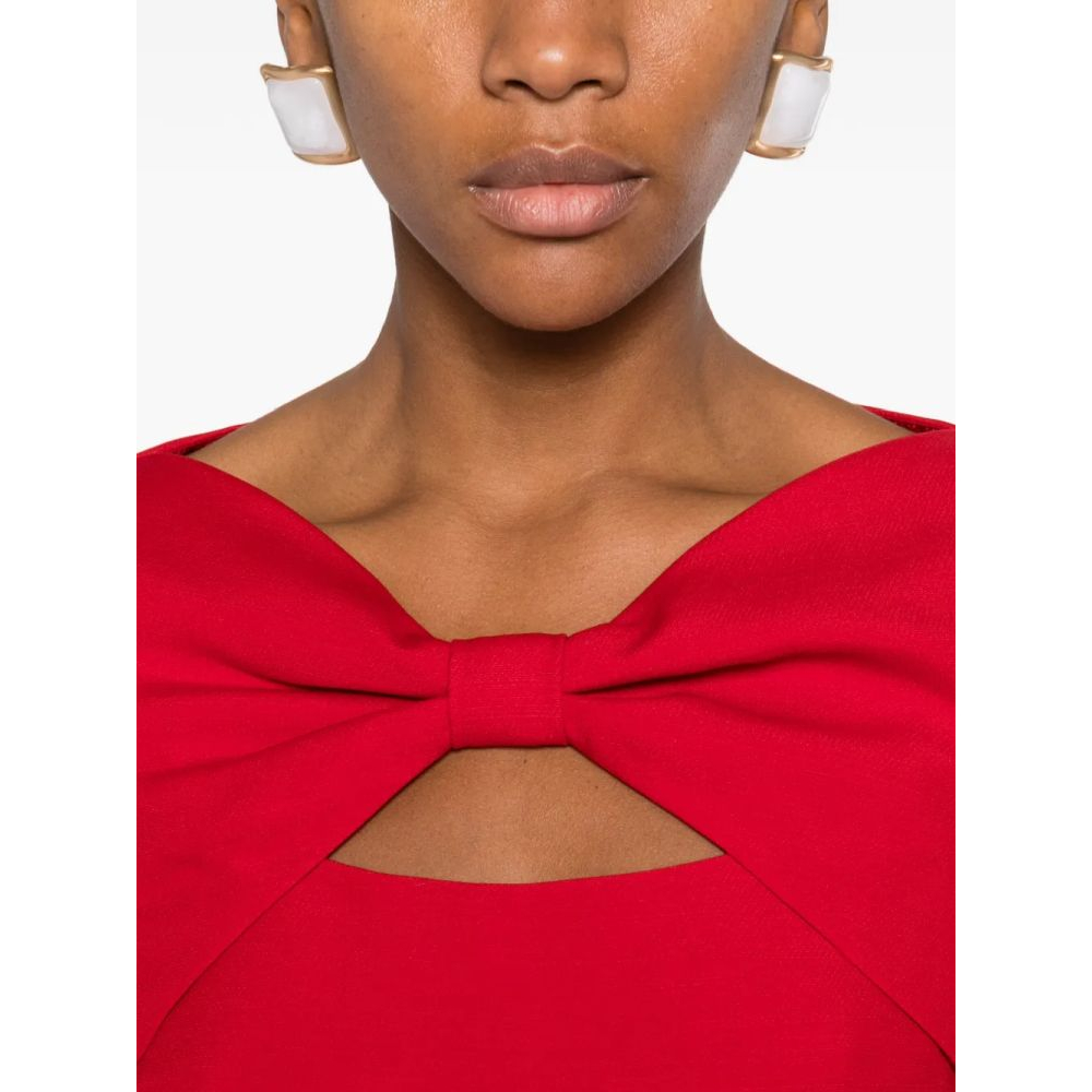 'Bow-Detail' Mini Kleid für Damen