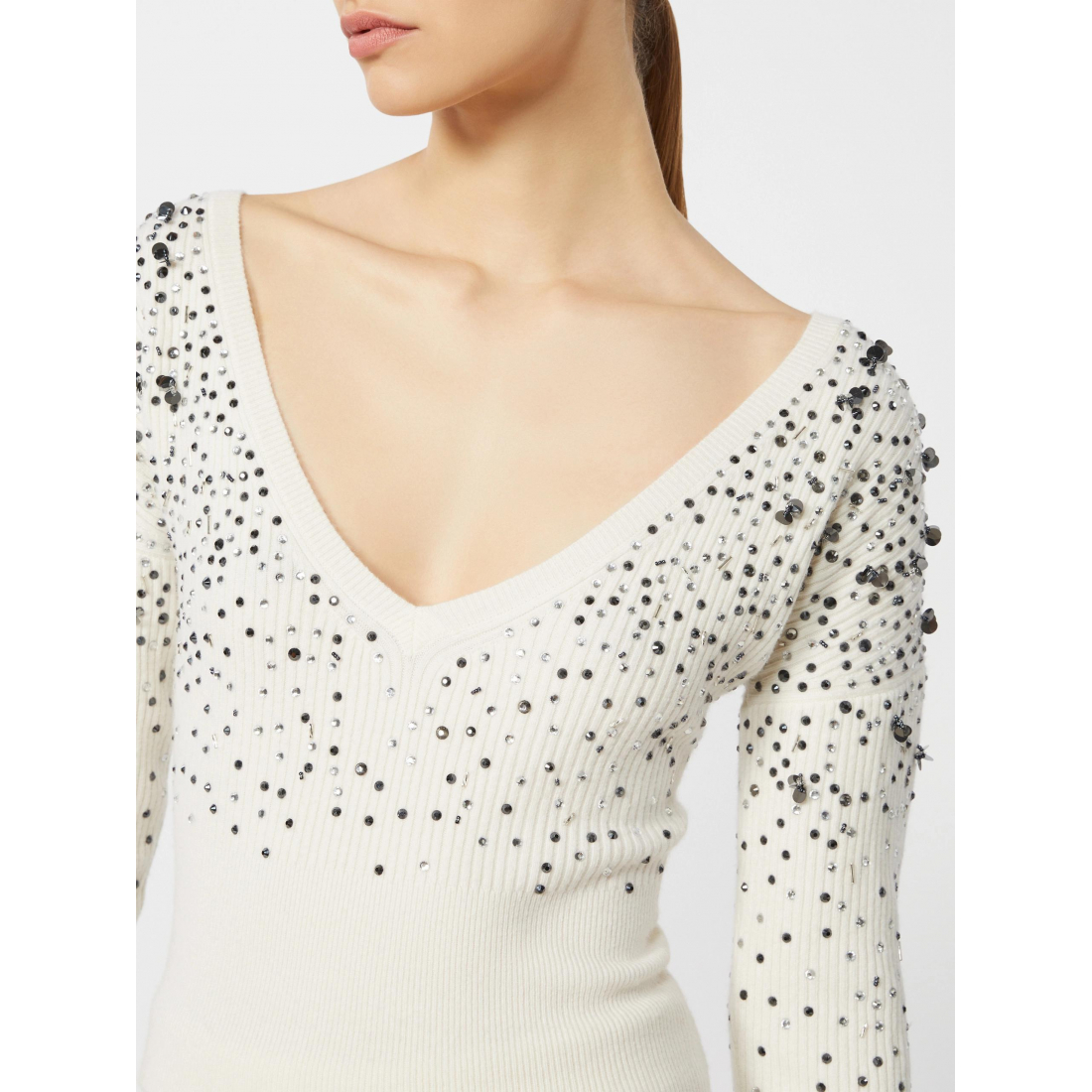 Women's 'V-Neck' Cashmere Sweater