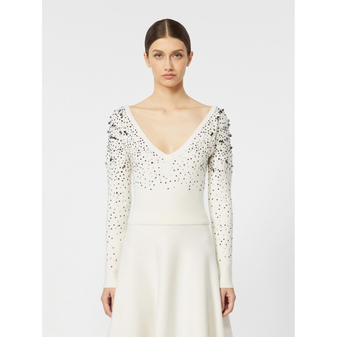 Women's 'V-Neck' Cashmere Sweater