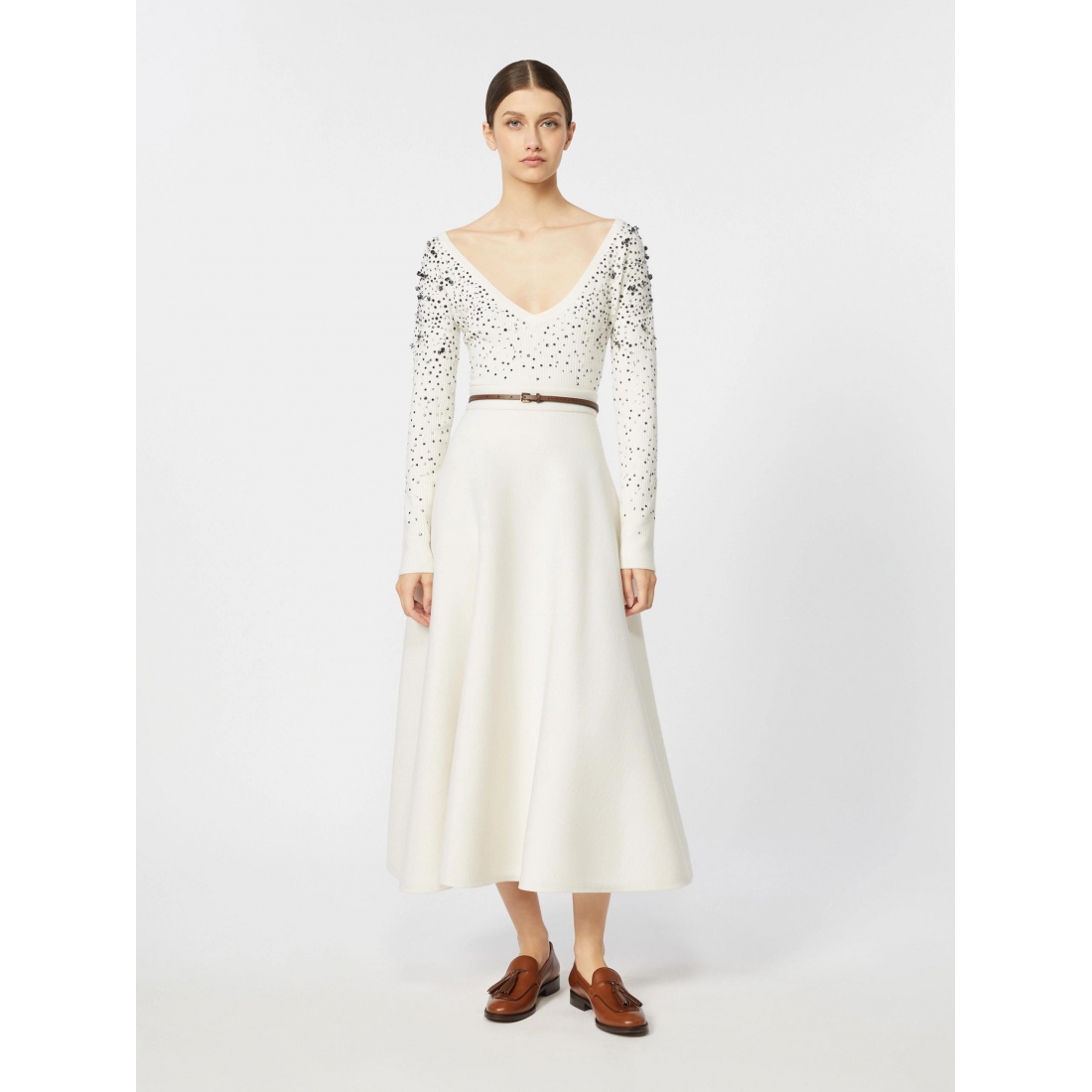 Women's 'V-Neck' Cashmere Sweater