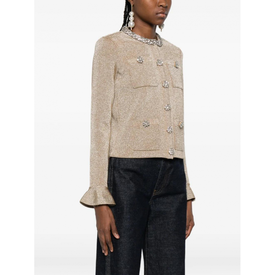 Women's 'Crystal Trim' Cardigan