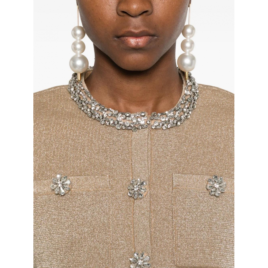 Women's 'Crystal Trim' Cardigan