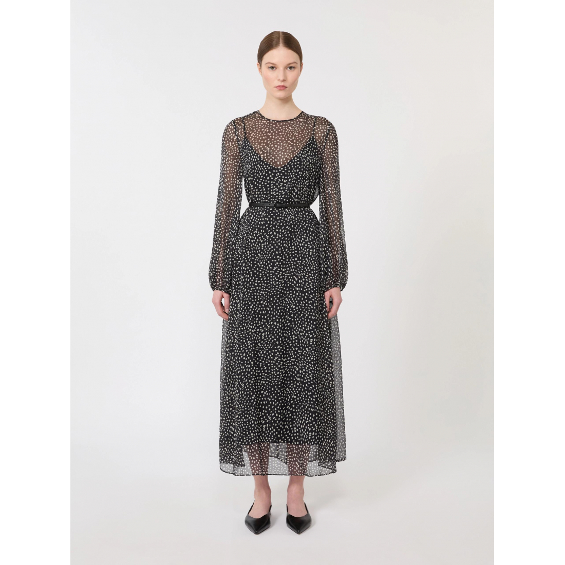 Women's 'Printed' Long-Sleeved Dress