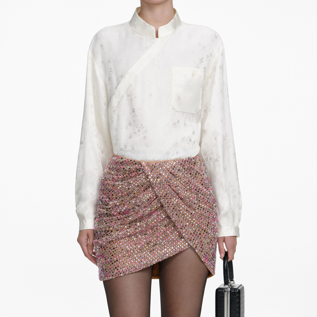 Women's 'Rhinestone' Mini Skirt