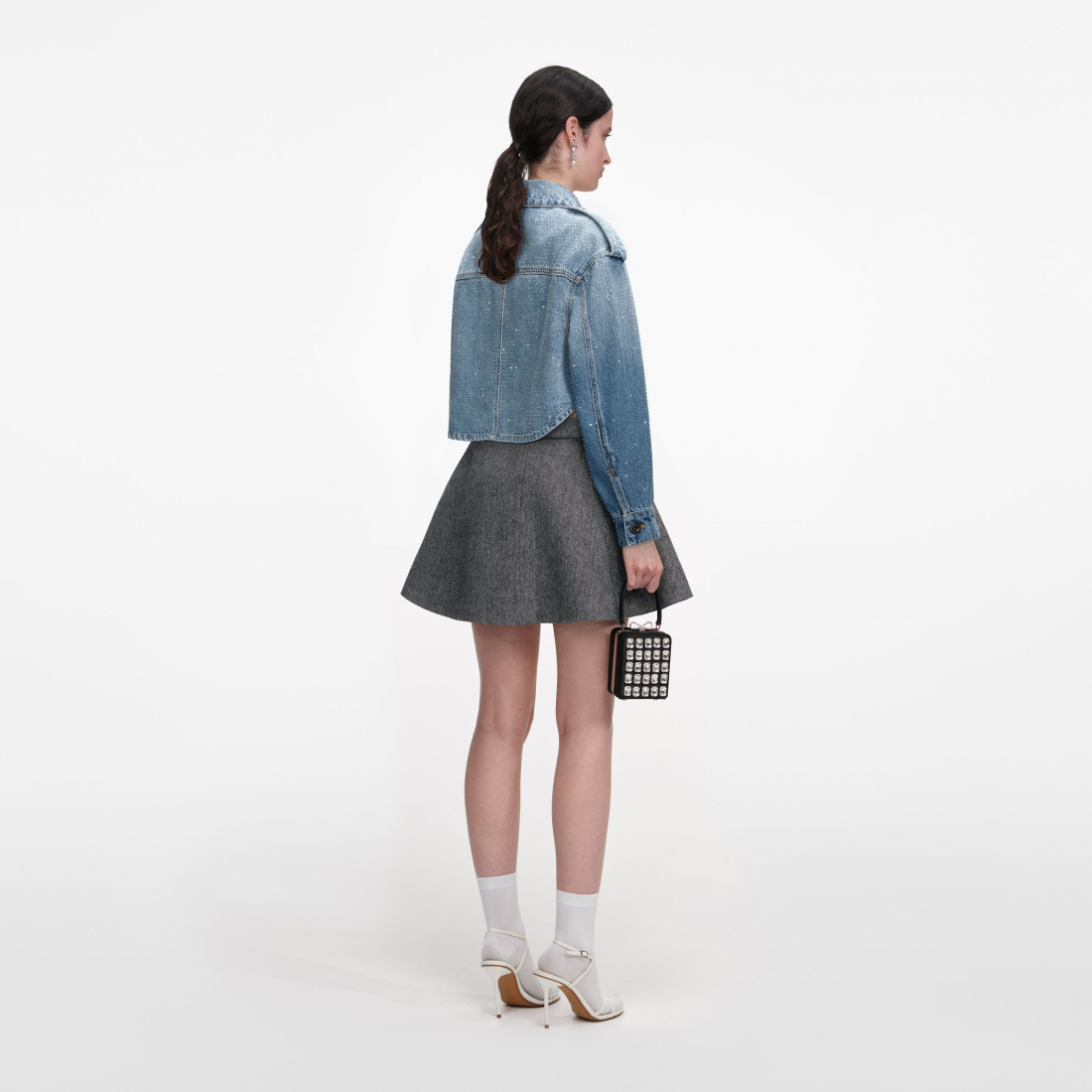 'Rhinestone' Hemd für Damen