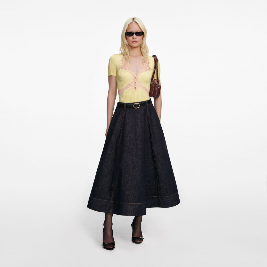 Women's 'Flared' Midi Skirt