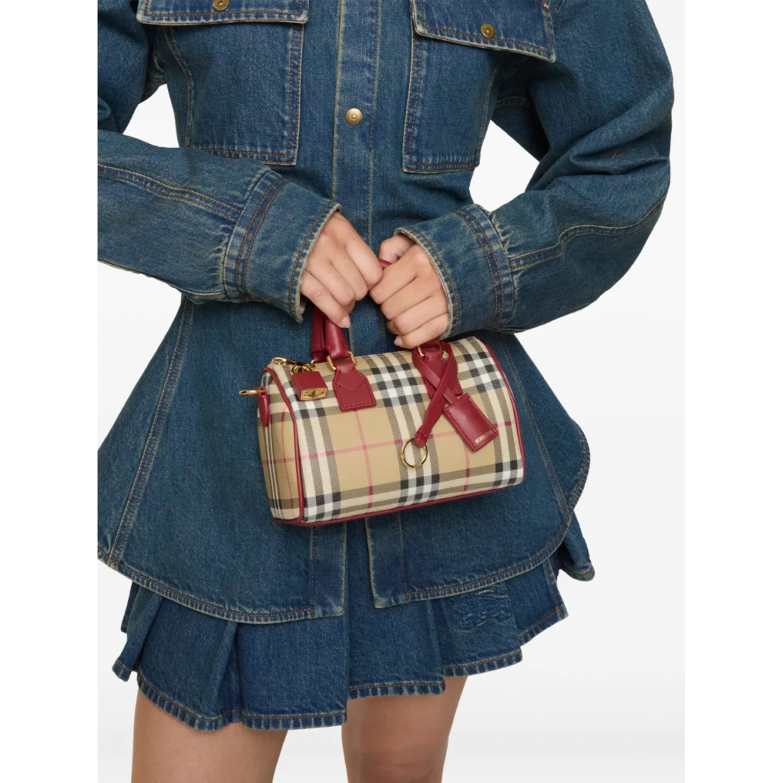 Women's 'Bowling Check' Mini Bag