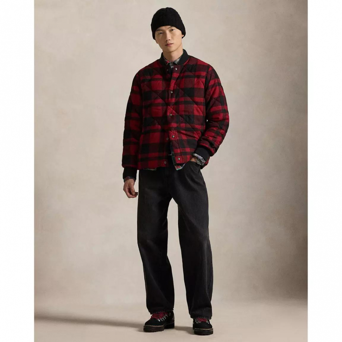 'Buffalo Check' Bomberjacke für Herren