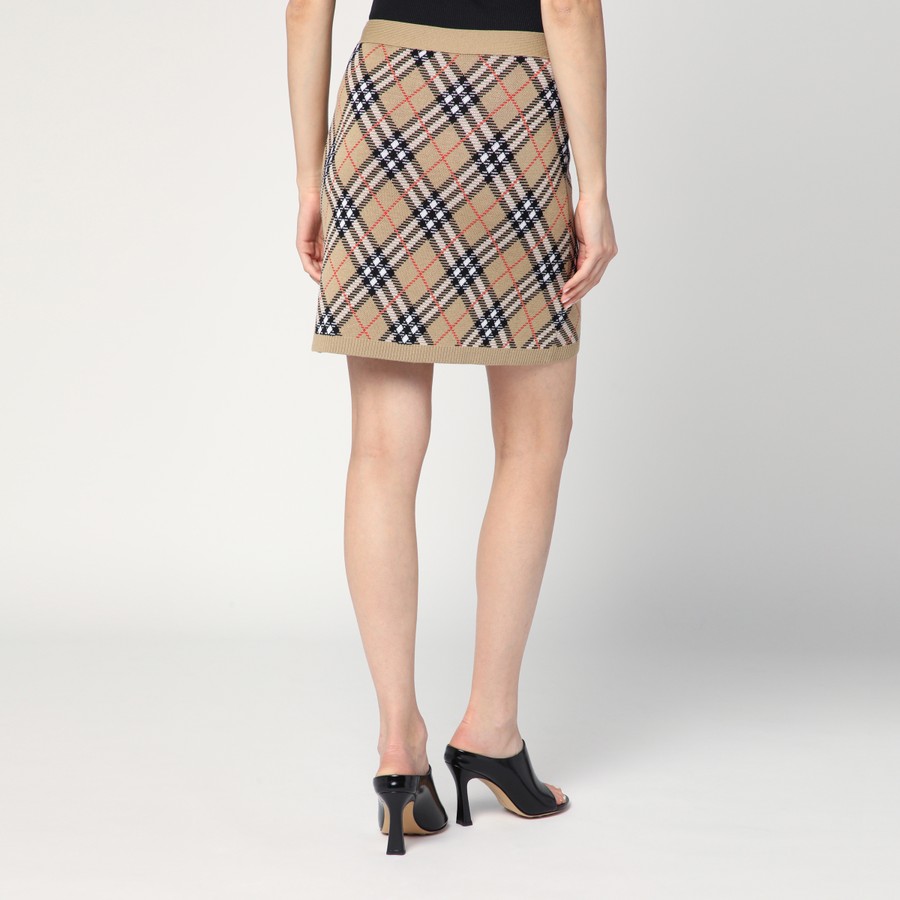 'Embroidered' Mini Rock für Damen