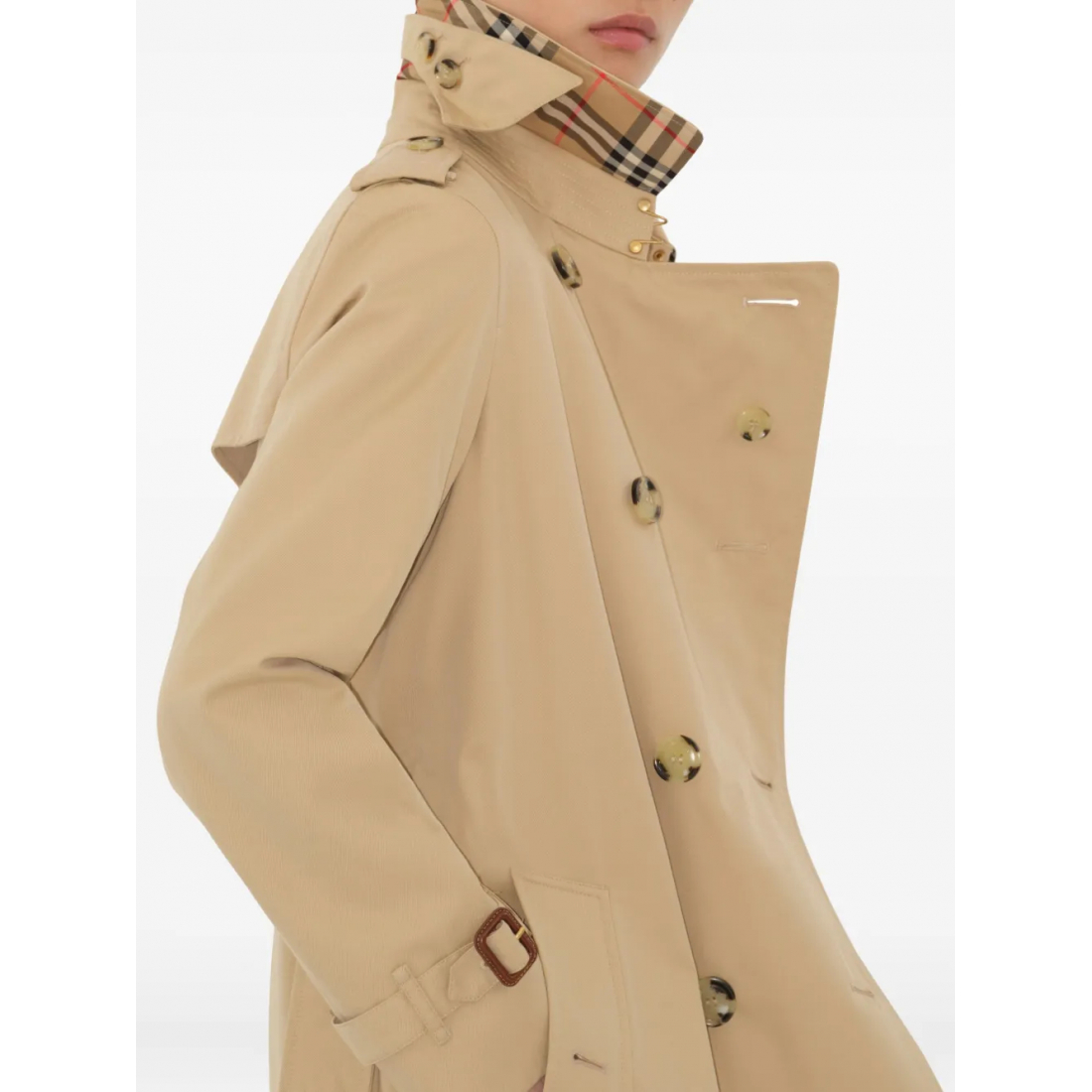 Trench 'Double-Breasted Belted' pour Femmes