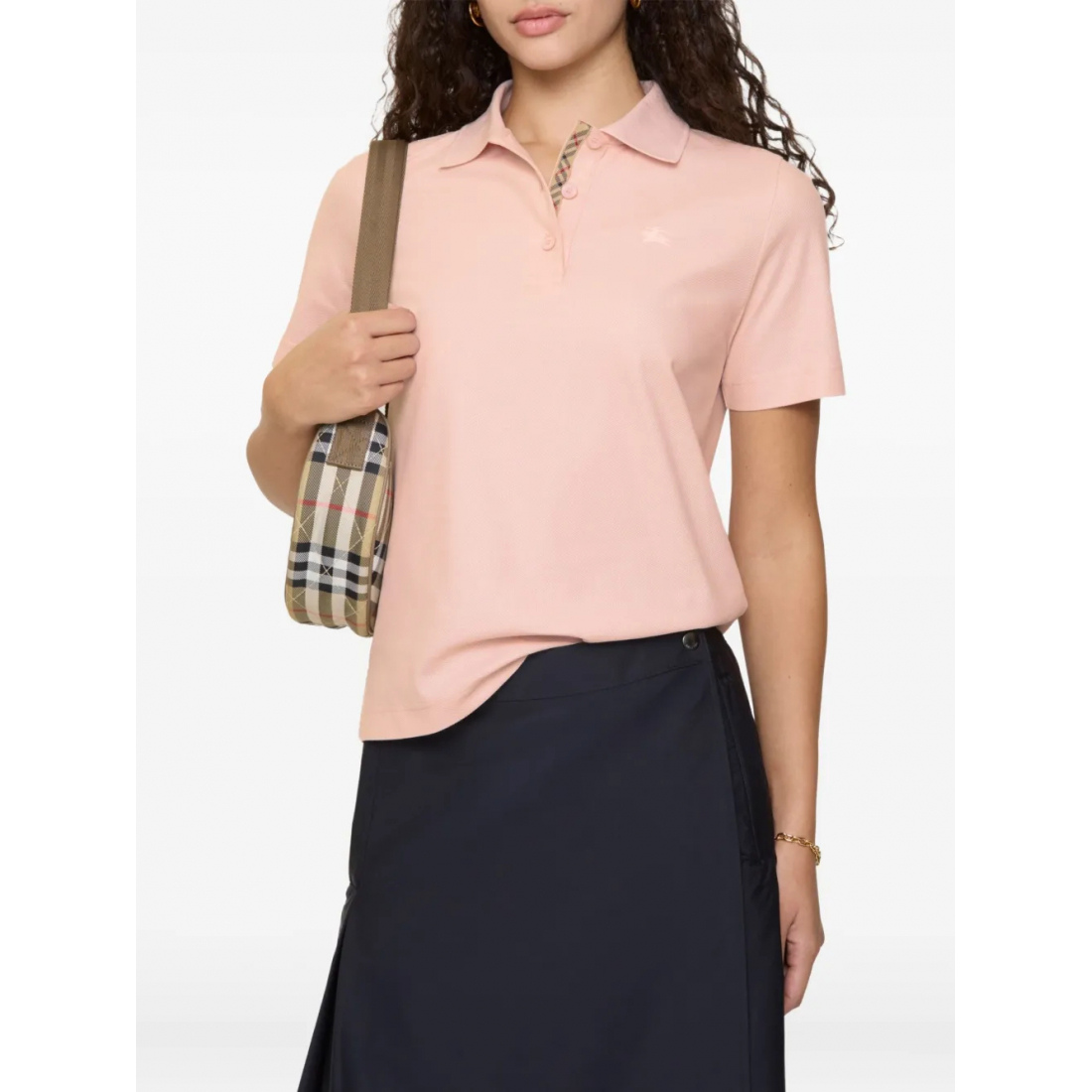 Polo 'Check Taping Equestrian Knight' pour Femmes